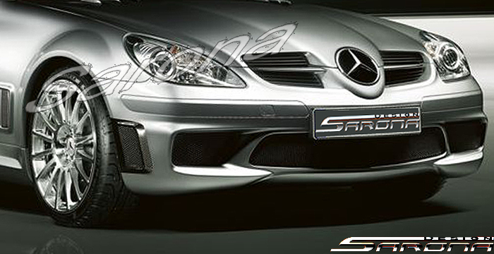 Custom Mercedes SLK  Convertible Front Bumper (2005 - 2011) - $590.00 (Part #MB-066-FB)